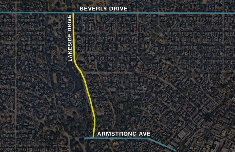 Beverly Drive to Armstrong Avenue